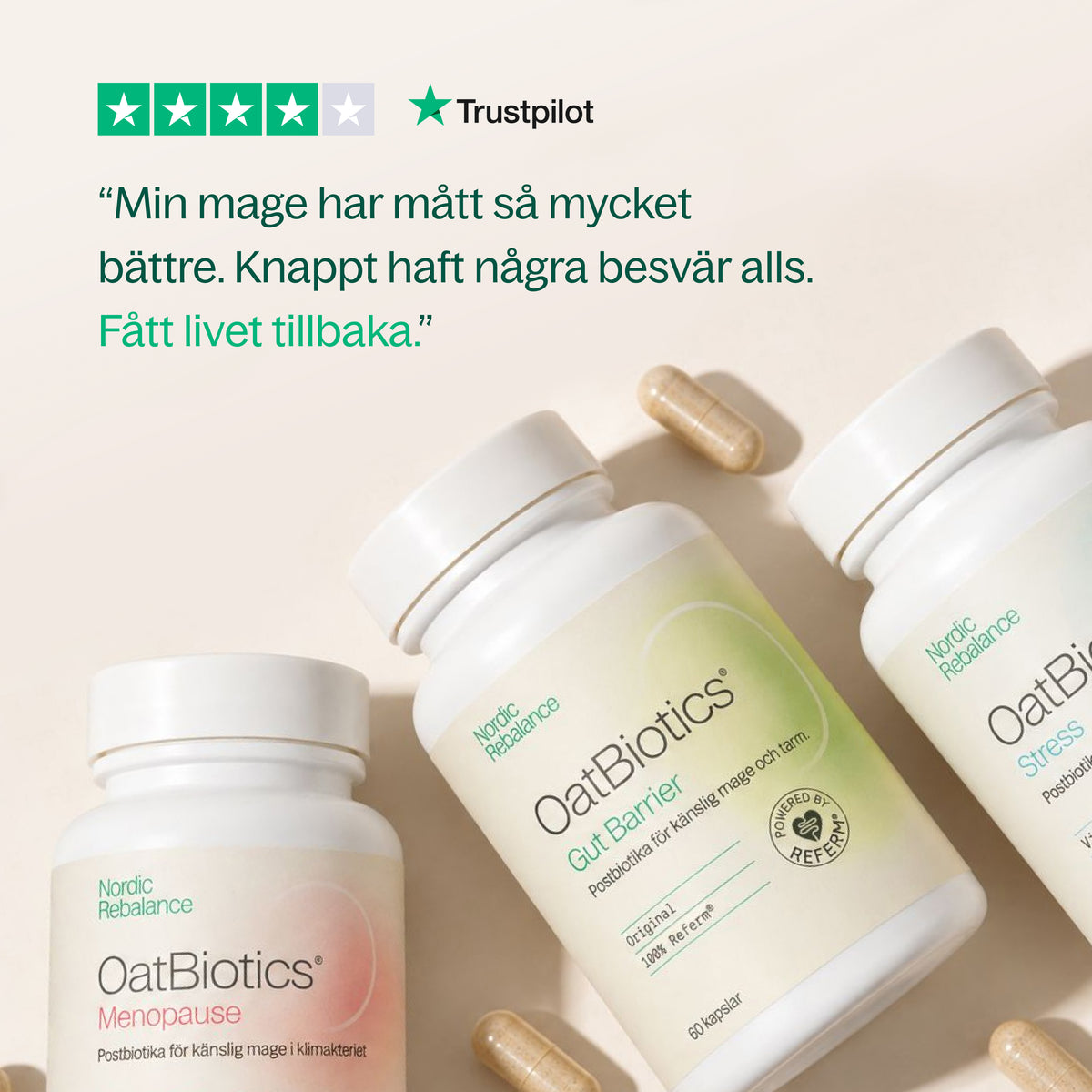 OatBiotics® Gut Barrier · 60 kapslar